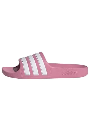 adidas Unisex Kinder Adilette Aqua Slides Kids in pink von adidas