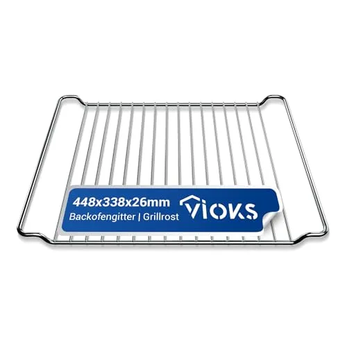 VIOKS Gitterrost Backofen Ersatz für Whirlpоol 481245819334 GRD001 Rost