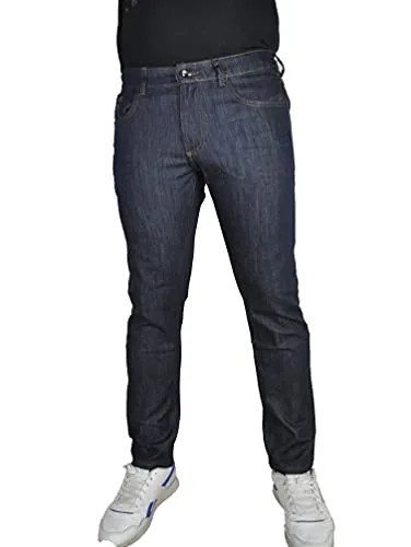 camel active Herren Slim Fit 5-Pocket Jeans Dunkelblau - Hochwertige Slim Fit Jeans für Herren mit hohem Baumwollanteil und Stretch für optimale Passform. Ideal für stilbewusste Männer, die Komfort und Eleganz suchen.
