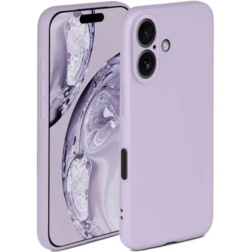 ONEFLOW Soft Case für iPhone 17 Hülle aus Silikon mit Kameraschutz, Silikonhülle mit erhöhtem Schutz fürs Display, Backcover Schutzhülle, weiche Handyhülle, Flieder