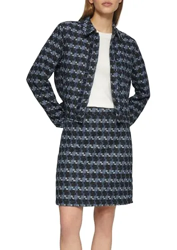 s.Oliver Gemusterter Bouclé-Rock