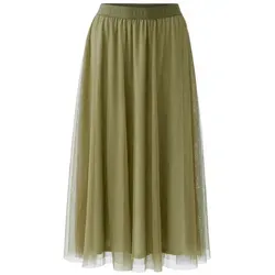 Oui Tüllrock in Khaki von Oui