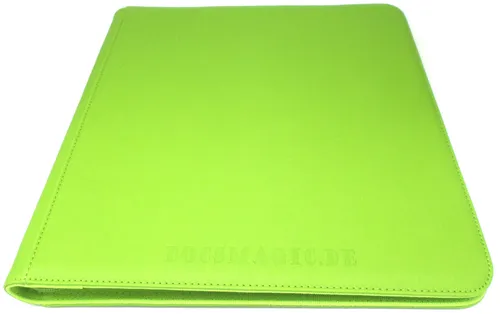 Docsmagic.de Premium Pro-Player 12-Pocket Playset Zip-Album Light Green - 480 Ca