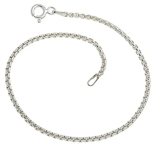Silberketten Store Veneziakette Armband rund - 2mm Breite - echt 925 Silber - Länge wählbar 16-25cm