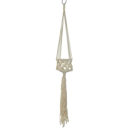 Makramee Blumenampel Dekoideen Boho Look für Wand und Hängeobjekte