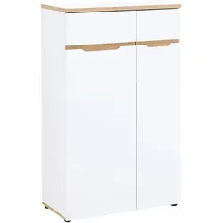 Mid.you Aktenschrank in Weiß und Eiche Artisan von Innostyle