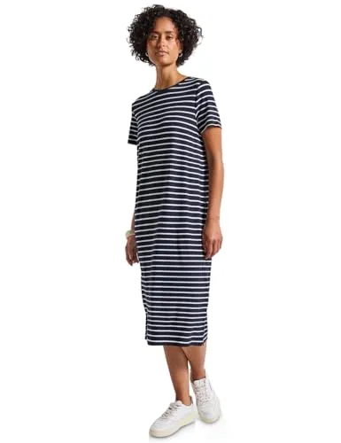 Street One Damen Gestreiftes Kleid