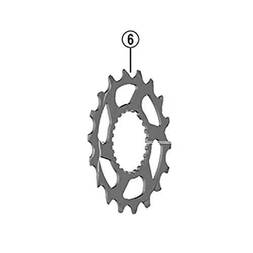 SHIMANO Ritzel XT CS-M8100 18 Zähne, Silber (1 Stück)