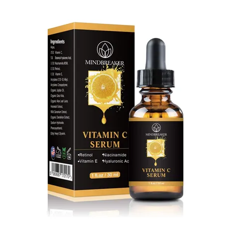 Natürliches Vitamin C Retinol Serum 2.5, neue Hautbehandlungsformel, organisc...