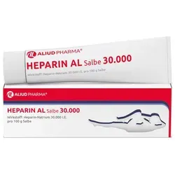 Heparin Al Salbe 30000 40 G - Arzneimittel zur Unterstützung bei Sport- und Unfallverletzungen, fördert den Abbau von Blutgerinnseln und wirkt abschwellend.