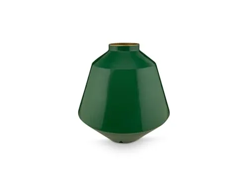 Pip Studio Vase Metall dunkelgrün 35cm in grün von Pip Studio
