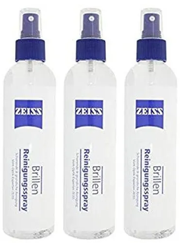ZEISS Brillenband Reinigungspray 240 ml - Vorteilspack 3 Stück - Brillenketten - Hochwertiges Reinigungspray für klare Sicht und Schutz Ihrer Brille, ideal für den täglichen Gebrauch.