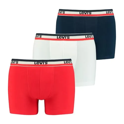 LEVI'S Herren Boxer 3er-Pack in rot von Levi's