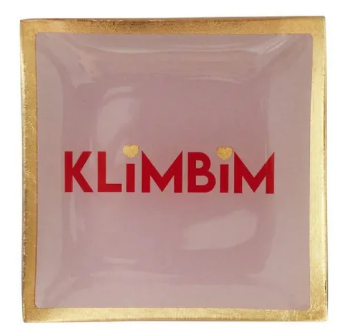 Giftcompany Dekoteller Glasteller Love Plates Klimbim (10x10cm)