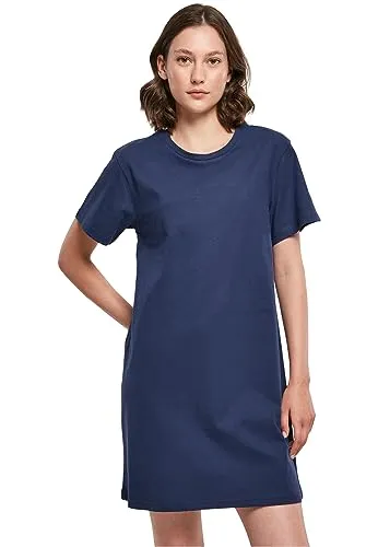 Build Your Brand Damen Kleid Ladies Tee Dress lightnavy L