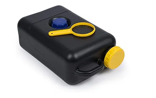 wellenshop Abwassertank tragbar Abwasserbehälter Abwasserkanister 19 Liter für Boot Wohnwagen Wohnmobil Caravan