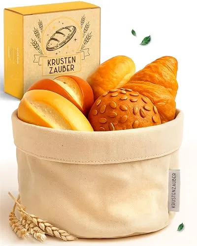 Krustenzauber Brotkasten – Moderner Brotkorb zur stilvollen Brotaufbewahrung - Brotkästen mit natürlicher Luftzirkulation für frisches Brot ohne Schimmel. Hochwertige Materialien vereinen Funktionalität und elegantes Design – ideal für eine nachhaltige Küchendeko.