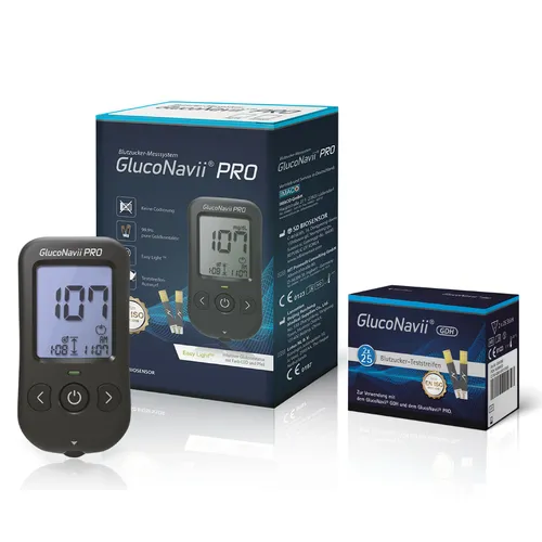 GlucoNavii Pro Starter-Set inkl. 60 Teste mmol/l