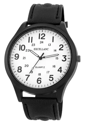 Große Herren Armbanduhr 48 mm Quarz Herrenuhr Uhr Datum Ziffern Übersichtlich