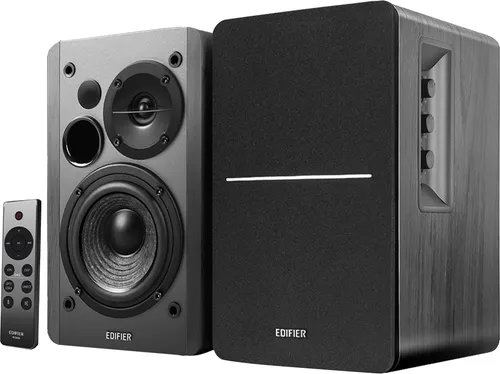 Edifier R1280DBs - Regal-Lautsprecher Stereo, Bluetooth 5.0, 42 W Leistung und Soundfield Spatializer für beeindruckenden Klang