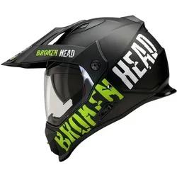 Broken Head Endurohelm Made2Rebel Grün in grün von Broken Head