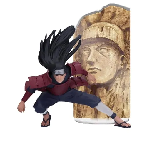 Banpresto Hashirama Senju Sammelfigur - Actionfigur aus Naruto Shippuden, 8 cm, detailreich und ideal für Anime-Fans. Handgefertigt aus PVC, kommt in einer umweltfreundlichen Verpackung und mit Basisständer.