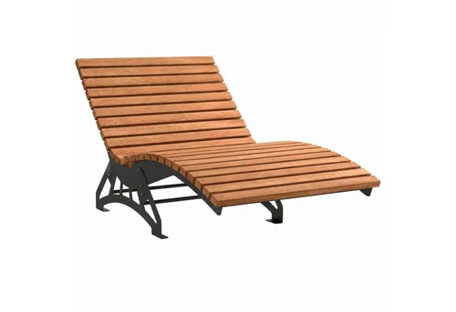 SO-TECH® Gartenliege Wellenliege DIY Bausatz in schwarz von SO-TECH