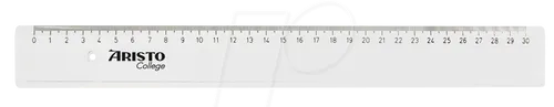 AR 23030 - Lineal, 30 cm, transparent, College
