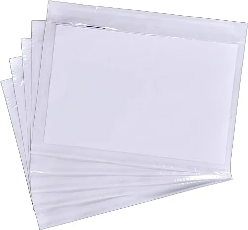 Pakomat Lieferscheintaschen Dokumenttaschen DIN C6 für A6 transparent selbstklebend (1000)