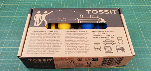 Produktbild Tossit Saugnapf-Darts Set für 2 Spieler (Blau-Gelb)