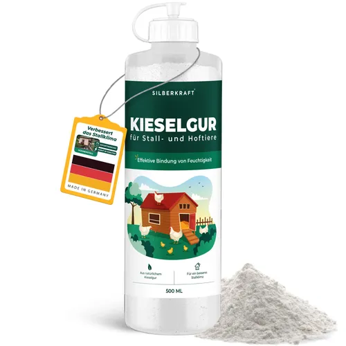 SILBERKRAFT Kieselgur für Hoftiere