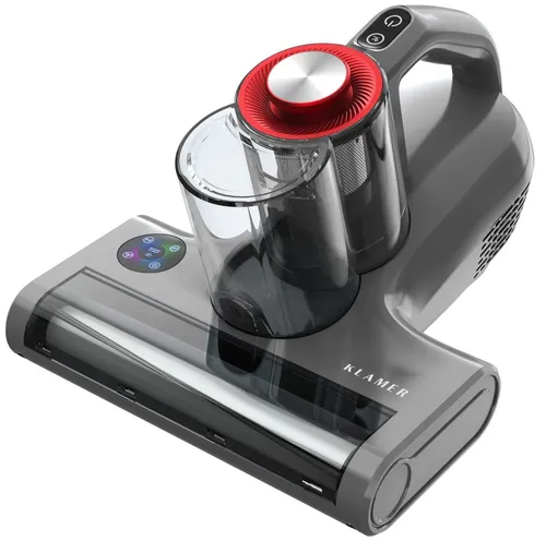 KLAMER Matratzenreinigungsgerät mit UV-Licht - Matratzensauger mit 18kPa Saugleistung und UV-Technologie, entfernt bis zu 99,9% der Milben und Allergene für ein gesundes Zuhause.