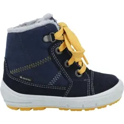 Superfit Jungen Groovy Gore-tex Schneestiefel, Blau Gelb 8000, 24 EU
