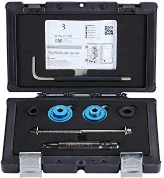 BBB BracketKit BTL-95 Innenlagereinpresswerkzeug - Fahrradwerkzeuge, präzises Innenlagereinpresswerkzeug für eine einfache und sichere Montage von Innenlagern.