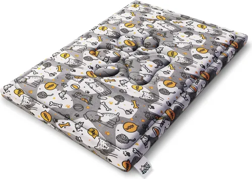 LUNA wasserdichtes Hundebett 70x60 cm - Komfort für Ihren Hund - Hundebett mit wasserdichtem Bezug und rutschfester Unterseite für Stabilität. Der Polyurethanschaum sorgt für optimalen Komfort und Hygiene durch abnehmbaren, waschbaren Bezug.