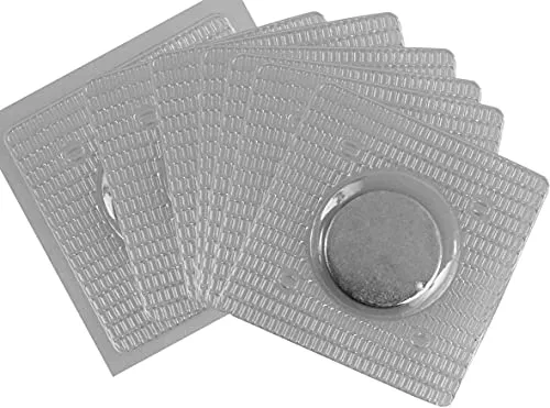 Connex Neodym-Scheibenmagnet - Ø 18 mm - 8 Stück im praktischen Set - Zum Einnähen - Extra starker Magnet - 1,9 kg Haftkraft - Für Haushalt & Werkstatt/Powermagnet/Mini-Magnet / DY7100036, Updated