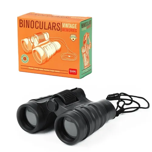 Legami Binoculars - Vintage Fernglas mit 4-facher Vergrößerung, 30 mm Glaslinse und zentralisierter Fokusfunktion, ideal als Geschenk