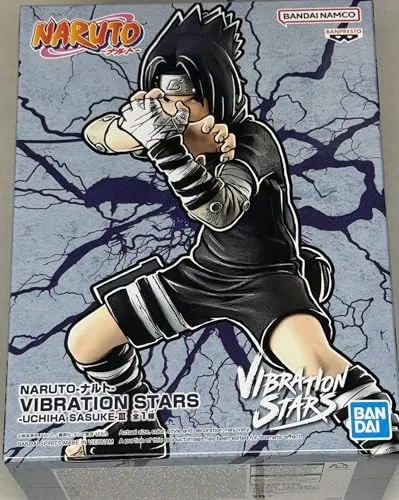 Naruto Figur Uchiha Sasuke Version 3 Vibration Stars BANPRESTO - Action- & Spielfiguren: Detailgetreue Nachbildung des beliebten Charakters, perfekt für Sammler und Naruto-Fans.