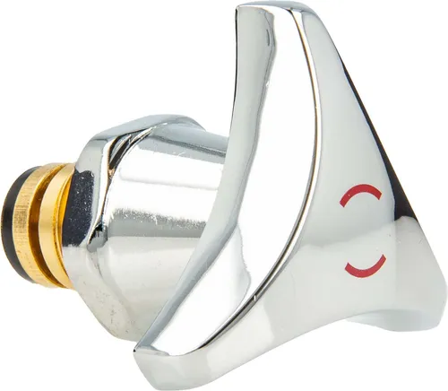 tecuro Hahnoberteil Sanitäroberteil 3/4 Zoll, mit Dreisterngriff, für Armaturen - rot