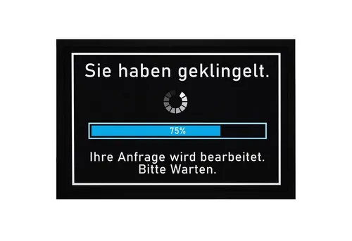 MoonWorks® Lustige Fußmatte 