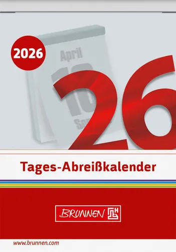 Brunnen Abreißkalender Nr. 5 2026 – 81×106 mm von BRUNNEN