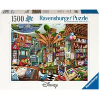 Ravensburger 01582 Buchhandlung der Wunder Puzzle - 1500 Teile - Klassisches Ravensburger Puzzle mit 1500 Teilen. Erlebe die faszinierende Buchhandlung der Wunder in lebendigen Farben. Ideal für Puzzle-Fans und Sammler!