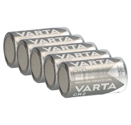 VARTA 5x Varta Photobatterie CR2 Lithium 3V 920mAh 1er Blister Foto Fotobatterie