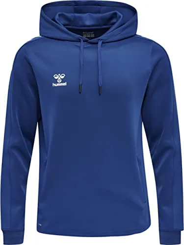 hummel Sweatshirt hmlCORE XK Poly Sweat Hoodie - Sweatshirt für sportliche Aktivitäten, aus hochwertigem Sweatstoff mit praktischen Seitentaschen und stylischem Wasserbasiertem Druck.
