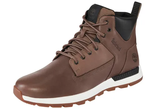 Timberland Herren Mid Lace Up Sneaker - Komfort und Nachhaltigkeit - Stylischer Mid Lace Up Sneaker aus Premium Timberland Leder, mit umweltfreundlichem ReBOTL-Futter und leichtem OrthoLite-Fußbett für maximalen Komfort im Alltag und Freizeit.
