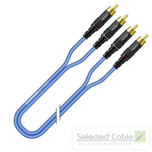 SOMMER CABLE 75cm HiFi Cinchkabel Original HQ SC-Onyx MKII Stereo | ON81-0075-BL