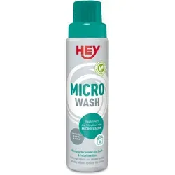 HEY SPORT Micro-Wash 250 ml - Textilpflege für Microfaser und Fleece - Waschmittel für Microfaser und Fleece, reinigt schonend und stellt die Faserstruktur wieder her, fördert den Feuchtigkeitstransport und neutralisiert Gerüche.