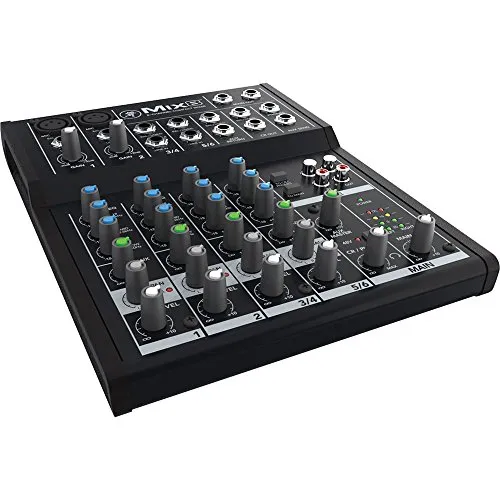 Mackie Mix8 analoges 8-Kanal-Kompaktmischpult mit 3-Band EQ