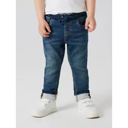 Name It NMMRYAN SLIM SWE Jeans - Jogging Style für Kinder - Modische Schlupfjeans im Jogging Style, elastischer Bund mit Kordelzug für besten Tragekomfort. Ideal für aktive Kinder!