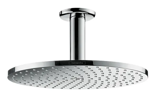 Hansgrohe Raindance S 240 Kopfbrause 27620000 - Kopfbrause mit 240 mm Durchmesser und feiner PowderRain-Strahlart für ein luxuriöses Duscherlebnis. Ideal für Deckenmontage und einfach zu reinigen dank QuickClean.